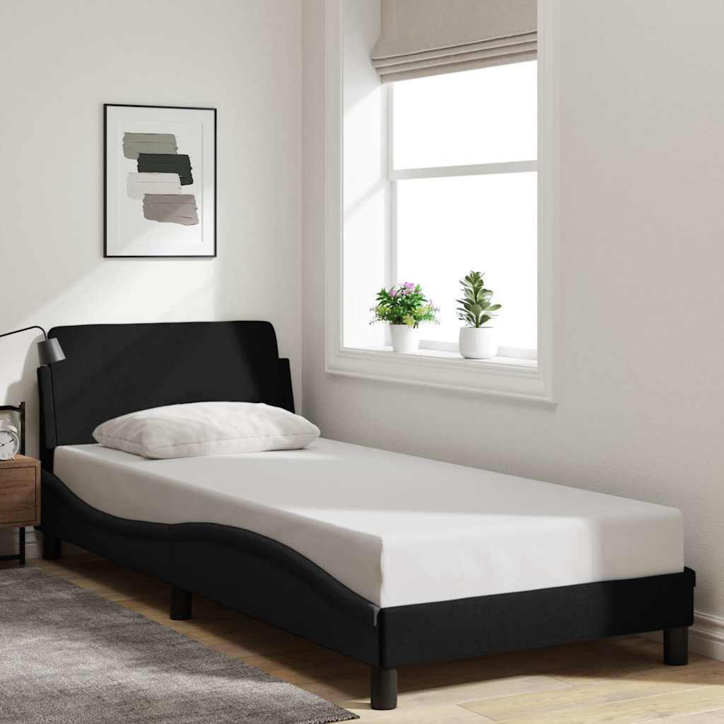 vidaXL Bedframe Dover lichtgrijs 180x200 cm stof
