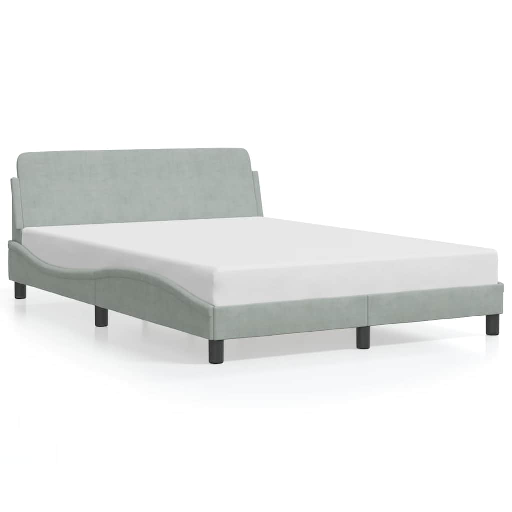vidaXL Bedframe Dover zwart 180x200 cm fluweel