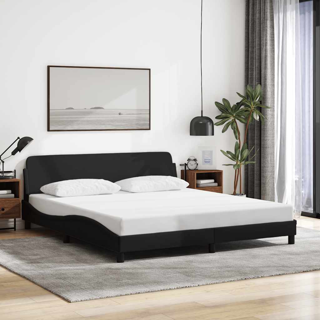 vidaXL Bedframe Dover lichtgrijs 180x200 cm stof