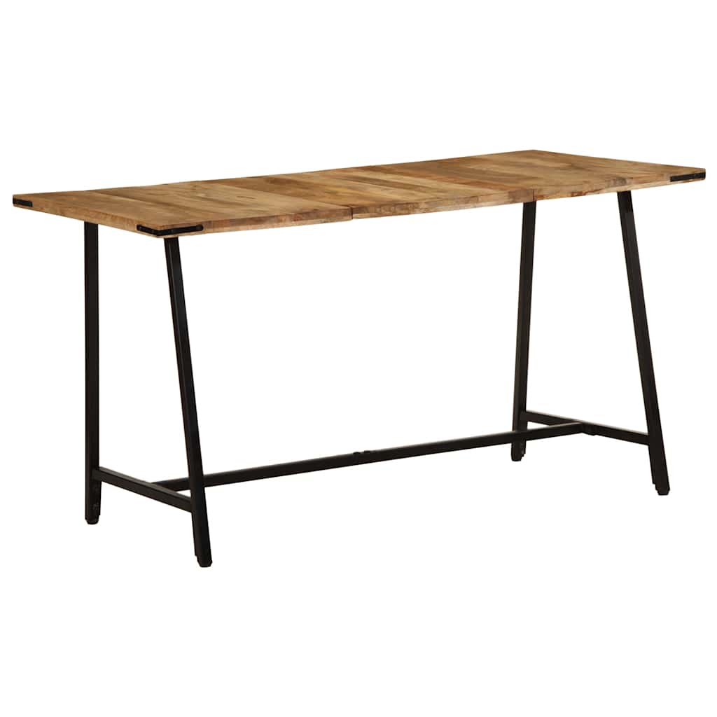 vidaXL Eettafel 140x70x75 cm massief mangohout