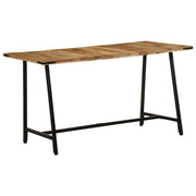 vidaXL Eettafel 140x70x75 cm massief mangohout