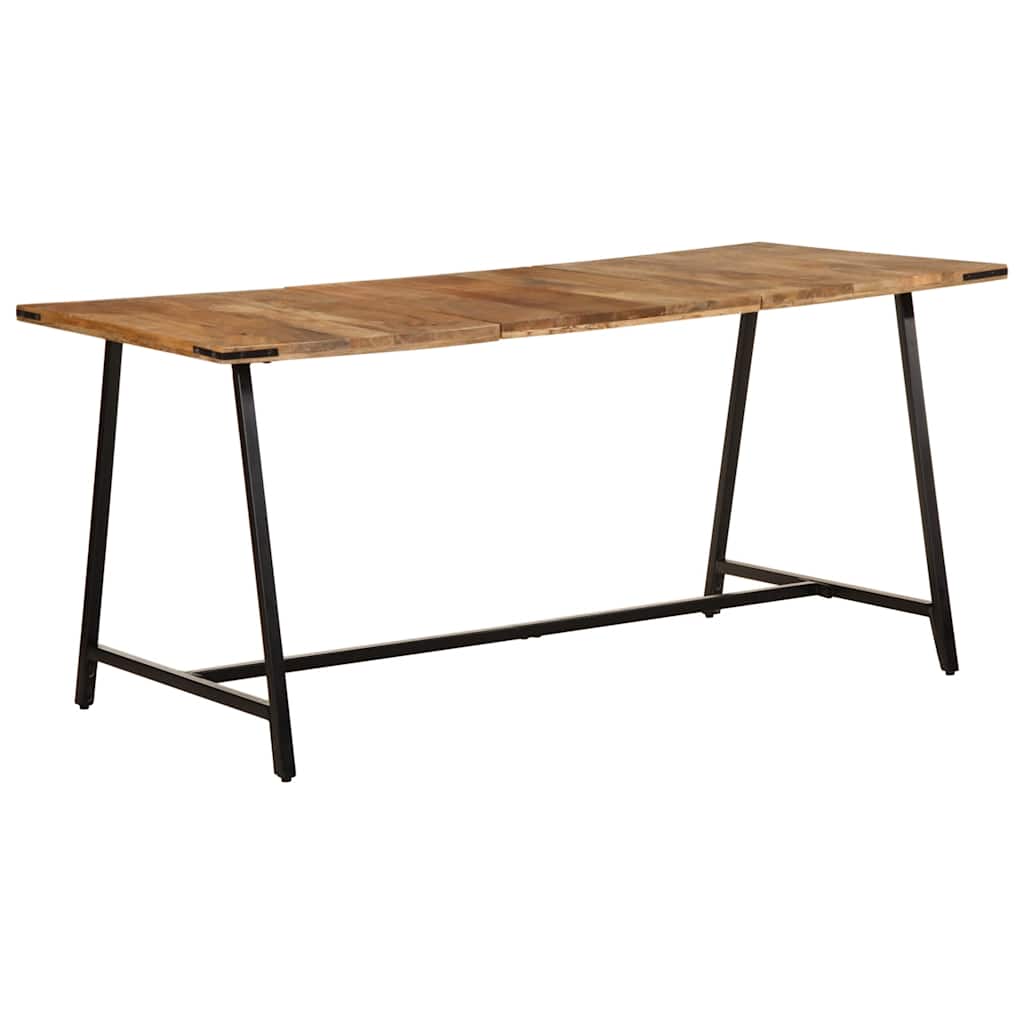 vidaXL Eettafel 140x70x75 cm massief mangohout