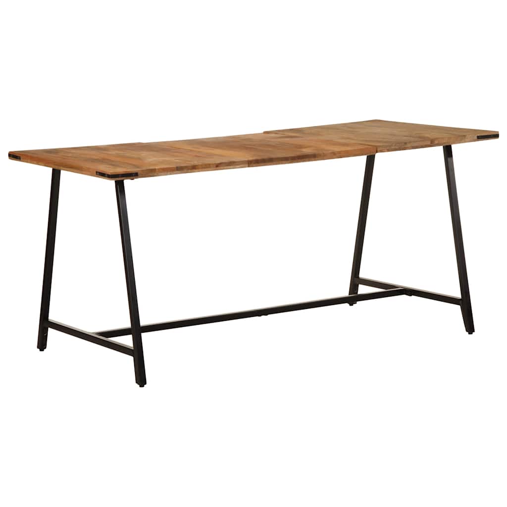 vidaXL Eettafel 140x70x75 cm massief mangohout