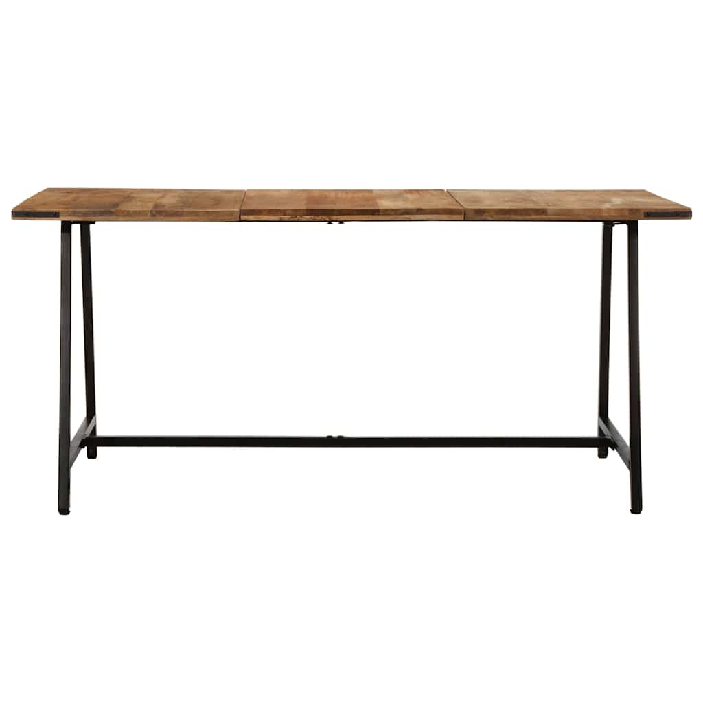 vidaXL Eettafel 140x70x75 cm massief mangohout