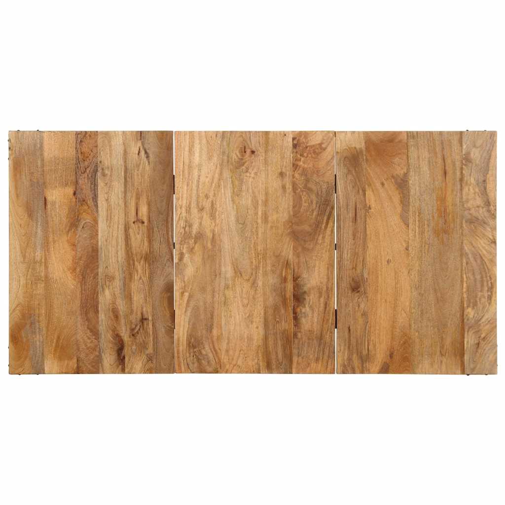 vidaXL Eettafel 140x70x75 cm massief mangohout