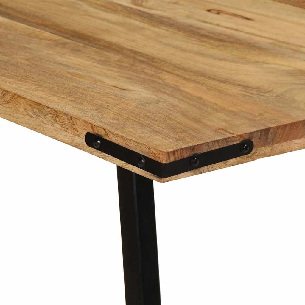 vidaXL Eettafel 140x70x75 cm massief mangohout