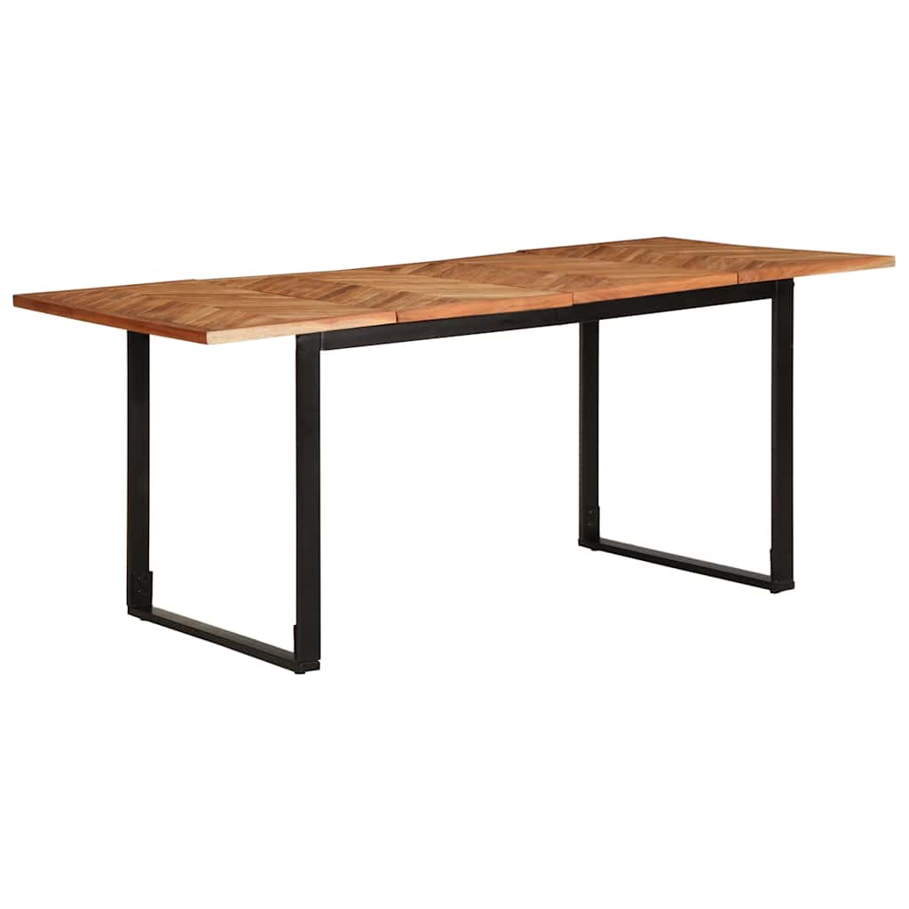 vidaXL Eettafel 160x80x75 cm massief acaciahout