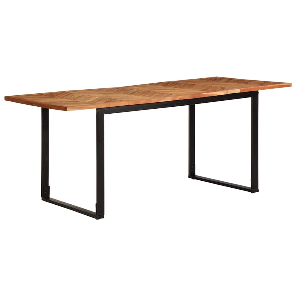 vidaXL Eettafel 160x80x75 cm massief acaciahout