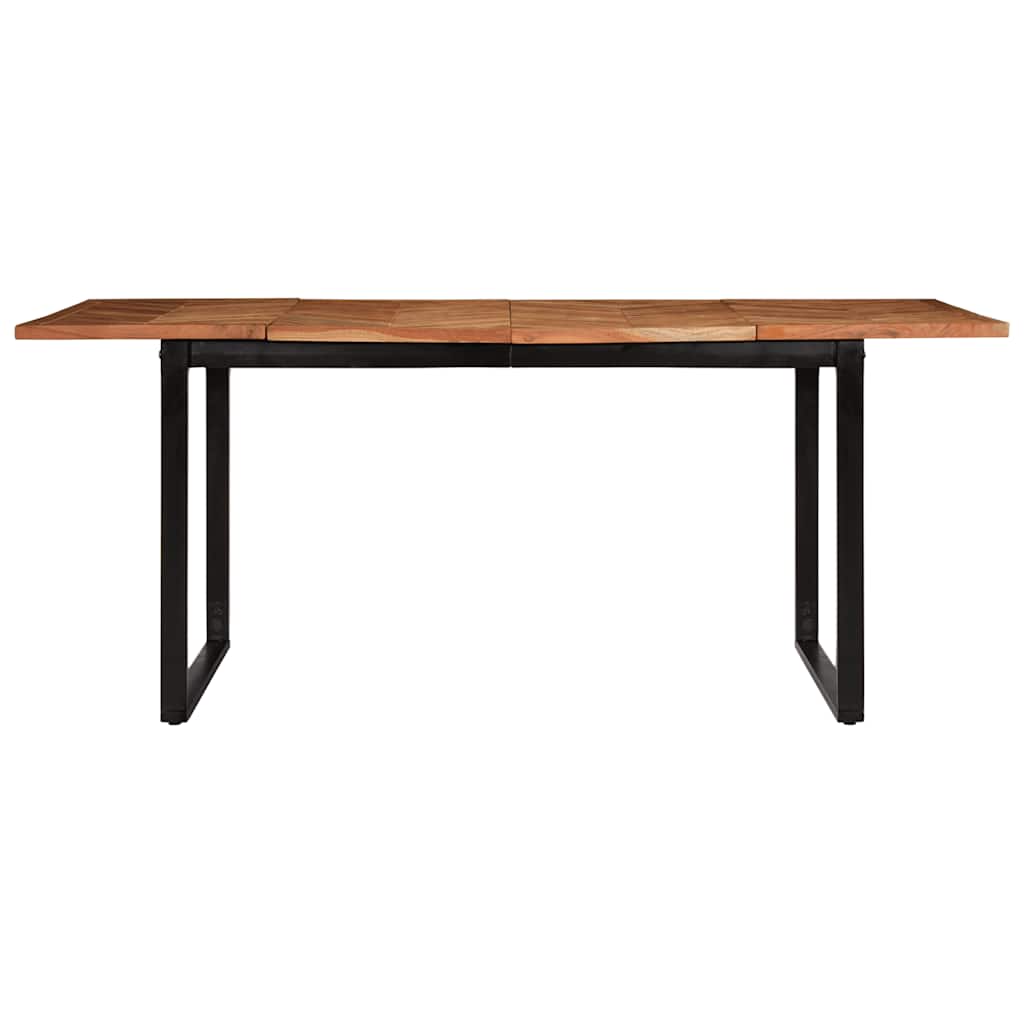 vidaXL Eettafel 160x80x75 cm massief acaciahout