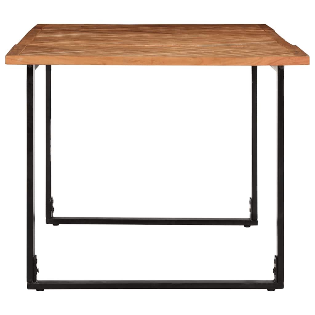 vidaXL Eettafel 160x80x75 cm massief acaciahout