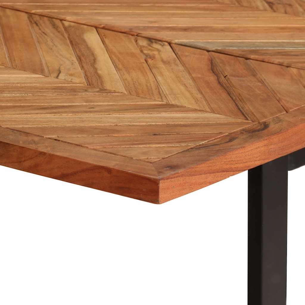 vidaXL Eettafel 160x80x75 cm massief acaciahout