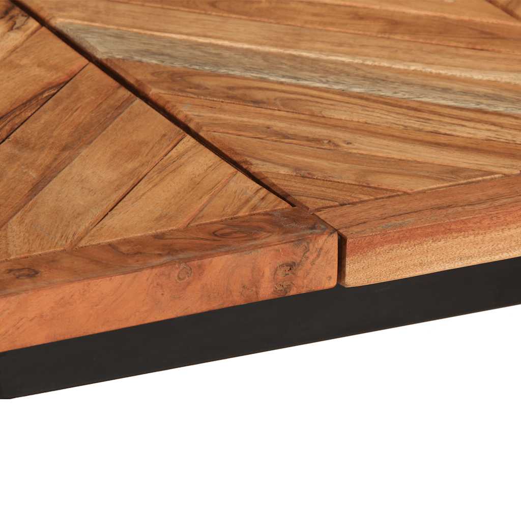 vidaXL Eettafel 160x80x75 cm massief acaciahout