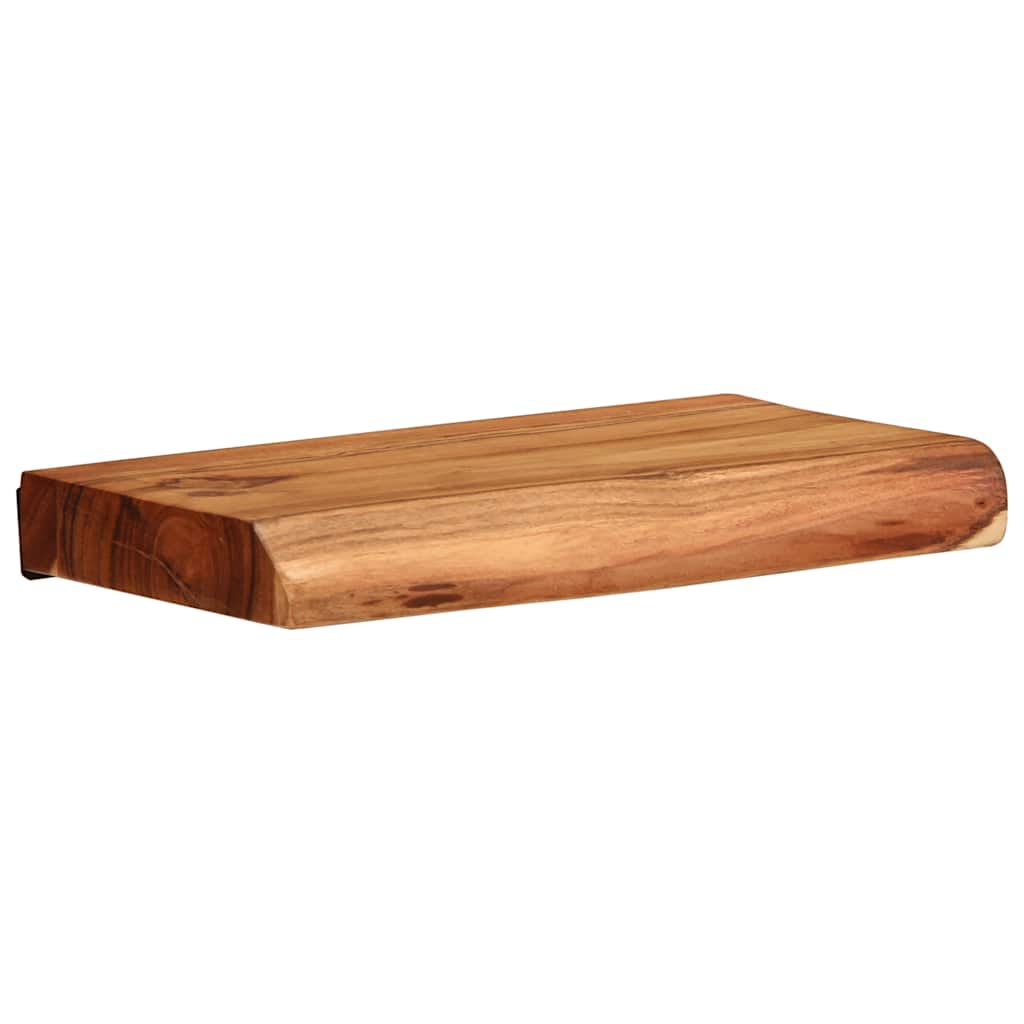 vidaXL Wandschappen 2 st 60x20x3,5 cm massief acaciahout