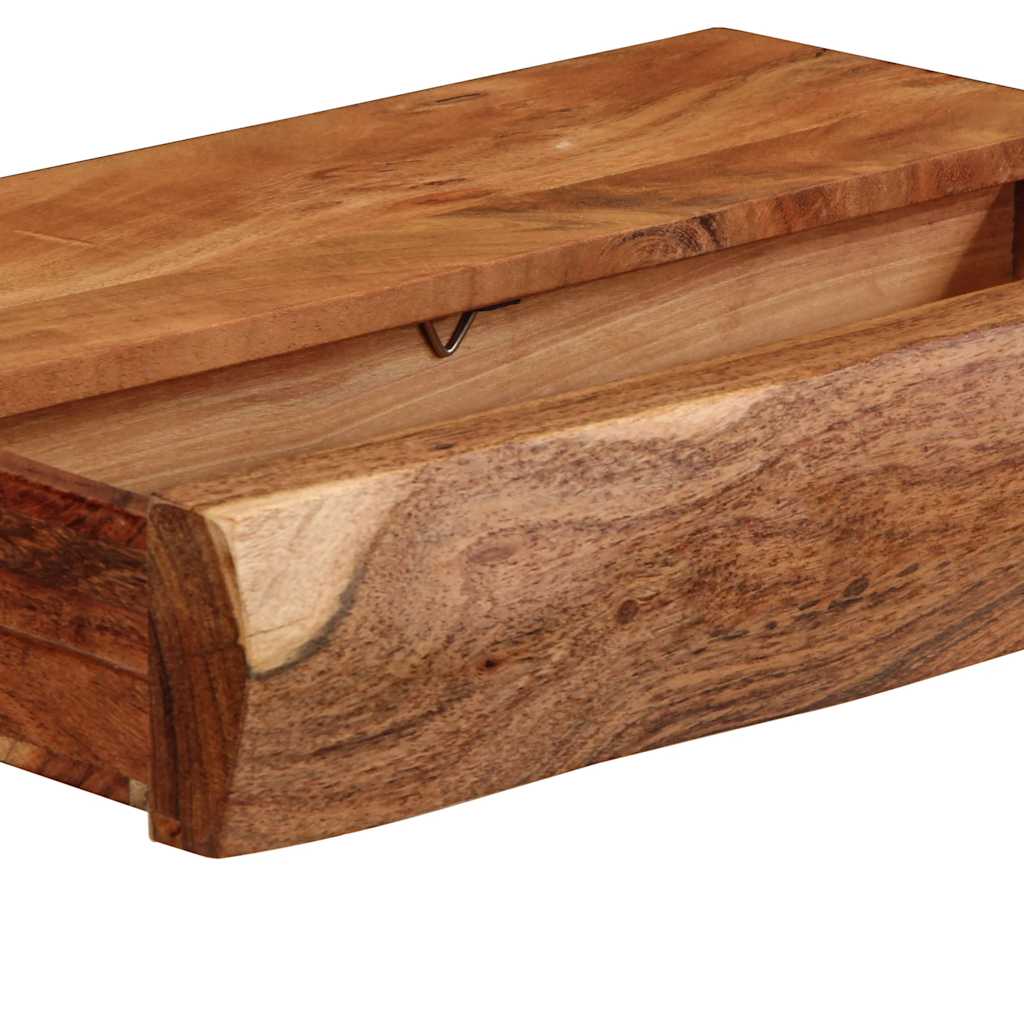 vidaXL Wandschappen 2 st 40x17x8 cm massief acaciahout