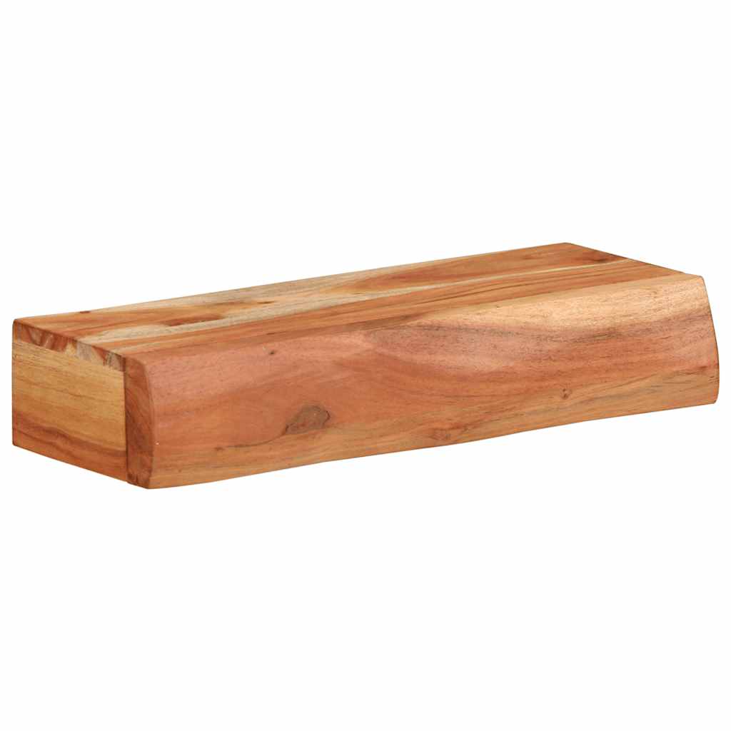 vidaXL Wandschappen 2 st 40x17x8 cm massief acaciahout