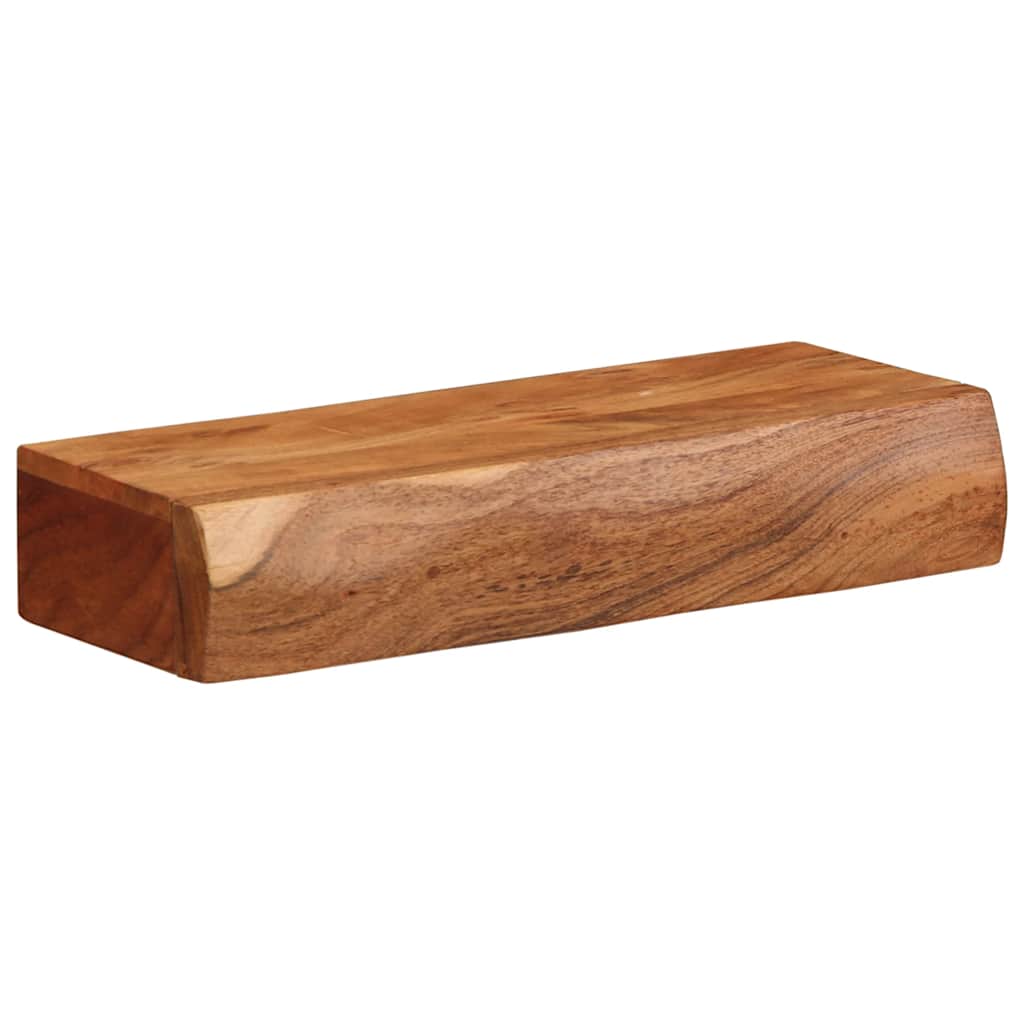 vidaXL Wandschappen 2 st 40x17x8 cm massief acaciahout