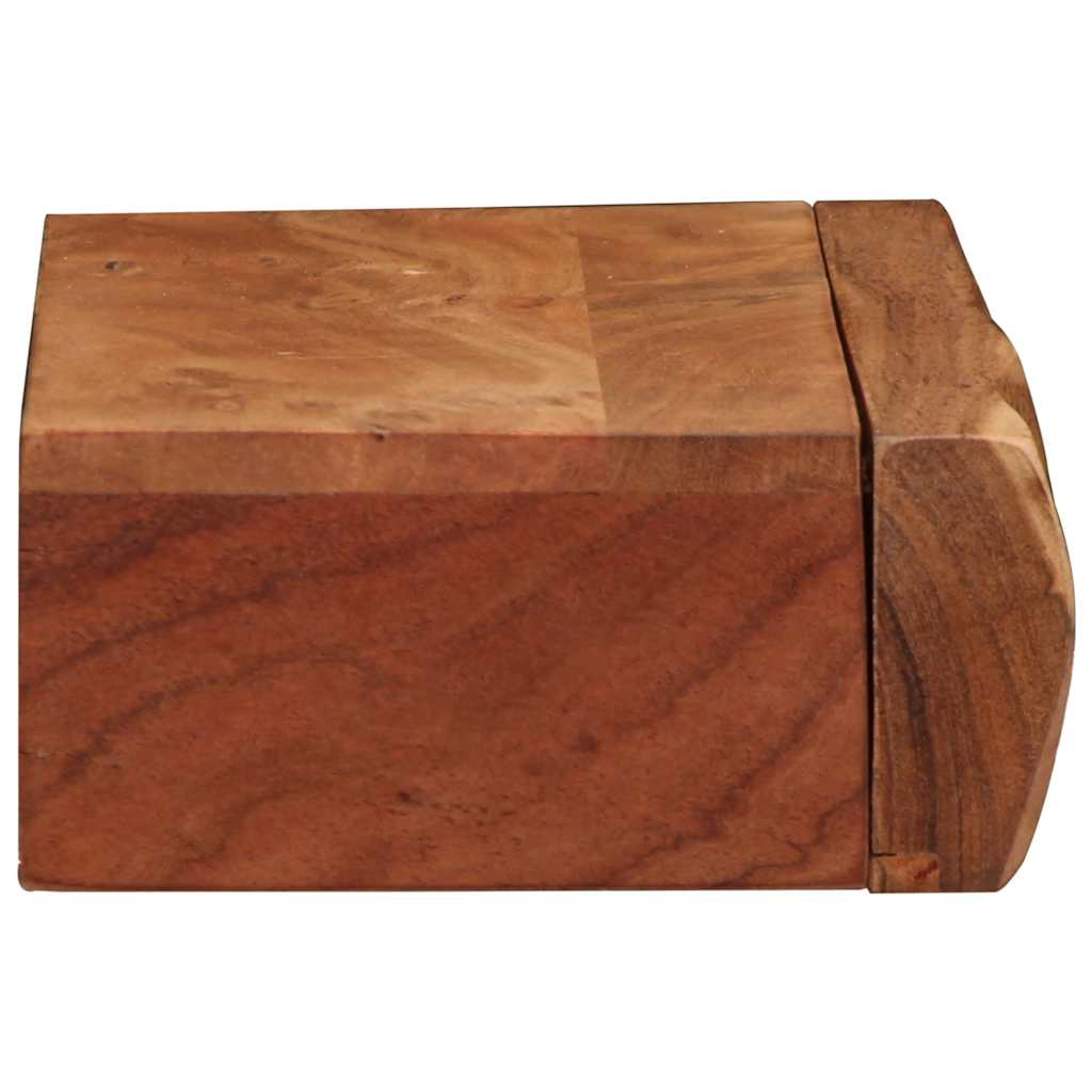vidaXL Wandschappen 2 st 40x17x8 cm massief acaciahout