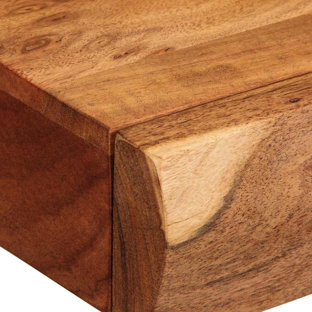 vidaXL Wandschappen 2 st 40x17x8 cm massief acaciahout