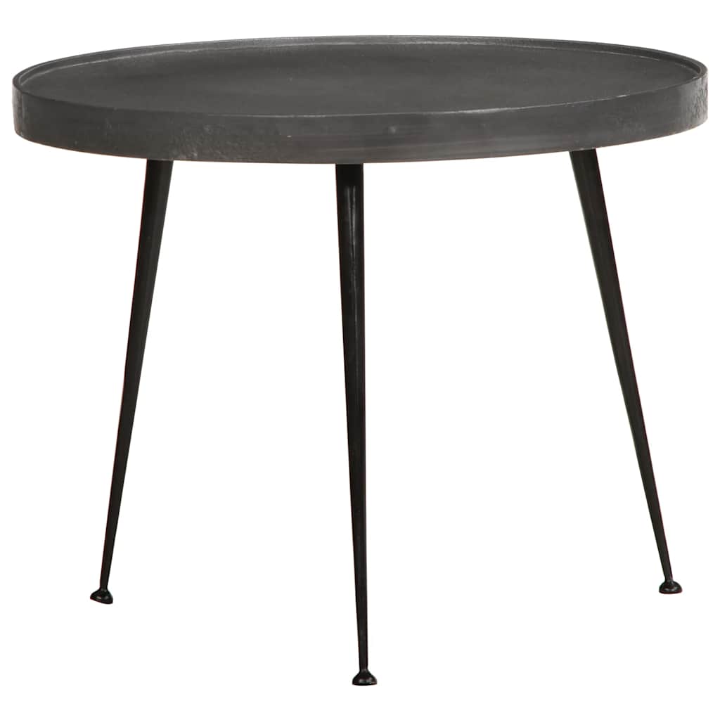 vidaXL Salontafel 2 stuks Zwart bewerkt hout