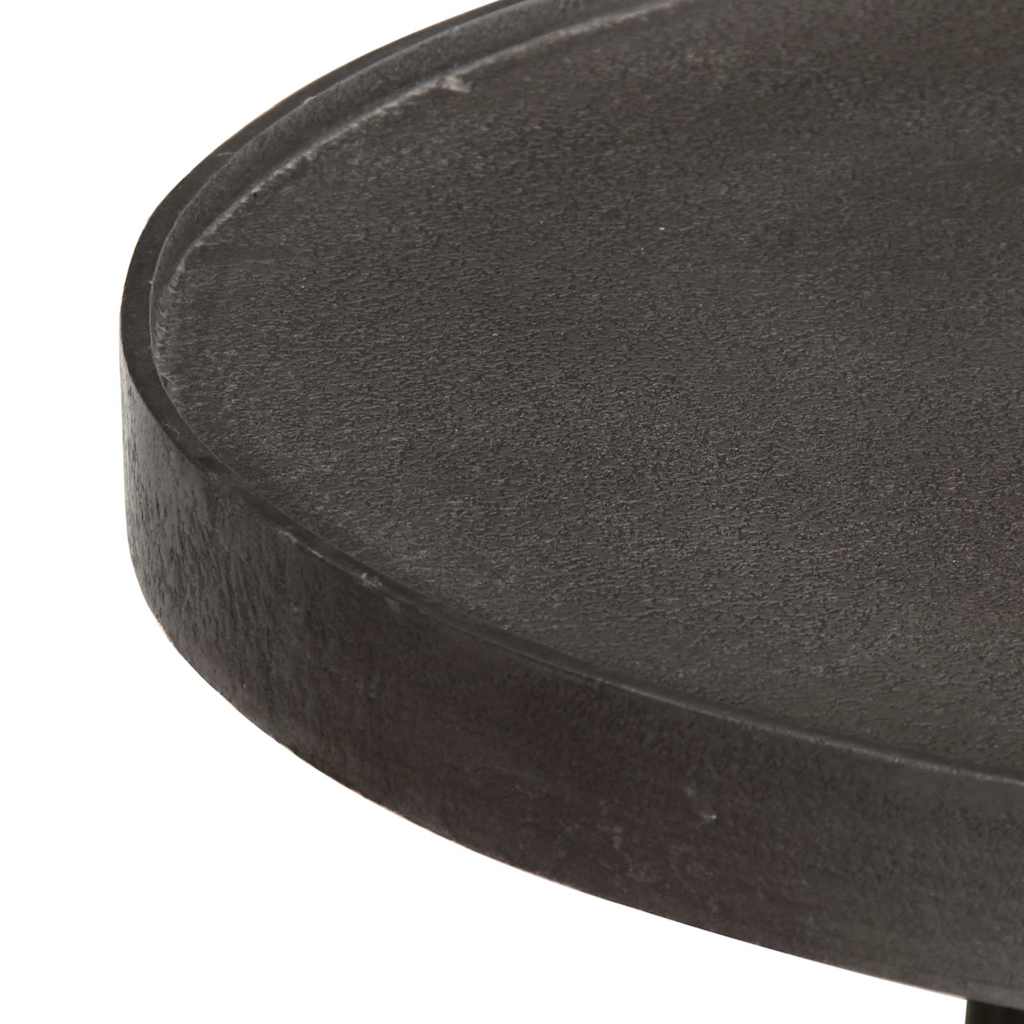 vidaXL Salontafel 2 stuks Zwart bewerkt hout