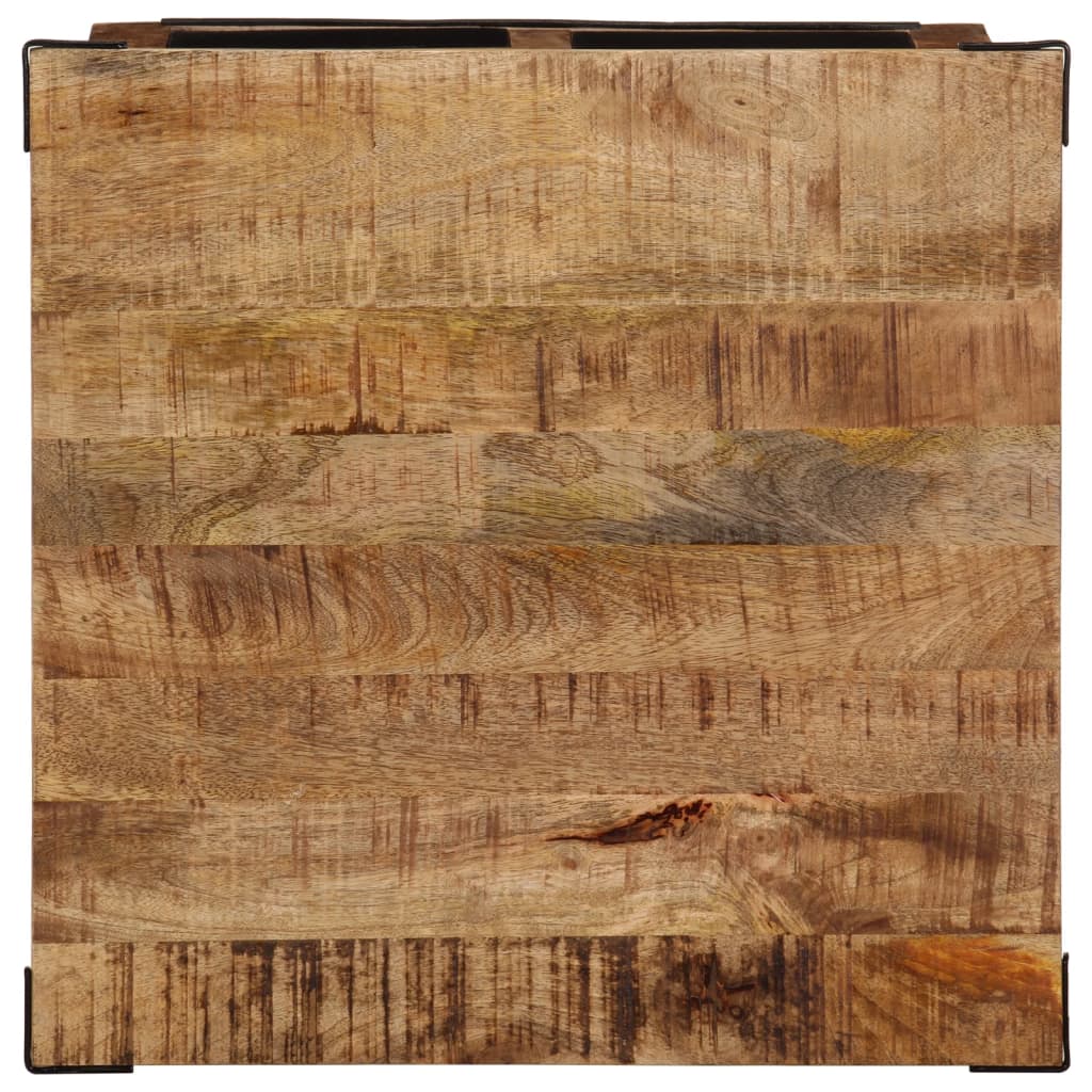 vidaXL Salontafel met lades 110x50x40 cm massief mangohout