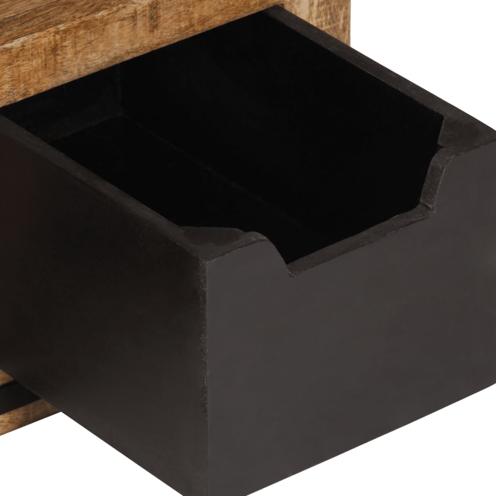 vidaXL Salontafel met lades 110x50x40 cm massief mangohout