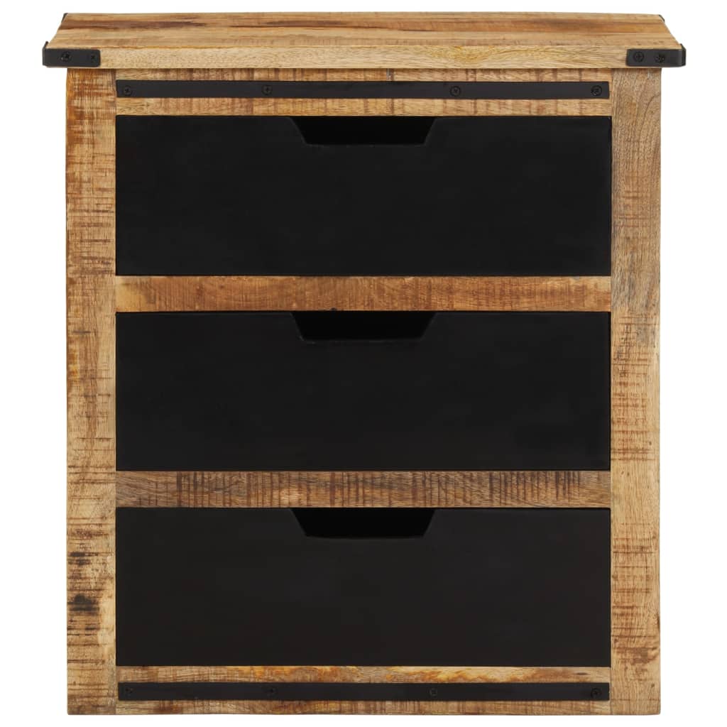 vidaXL Dressoir met 2 lades 55x35x60 cm massief mangohout
