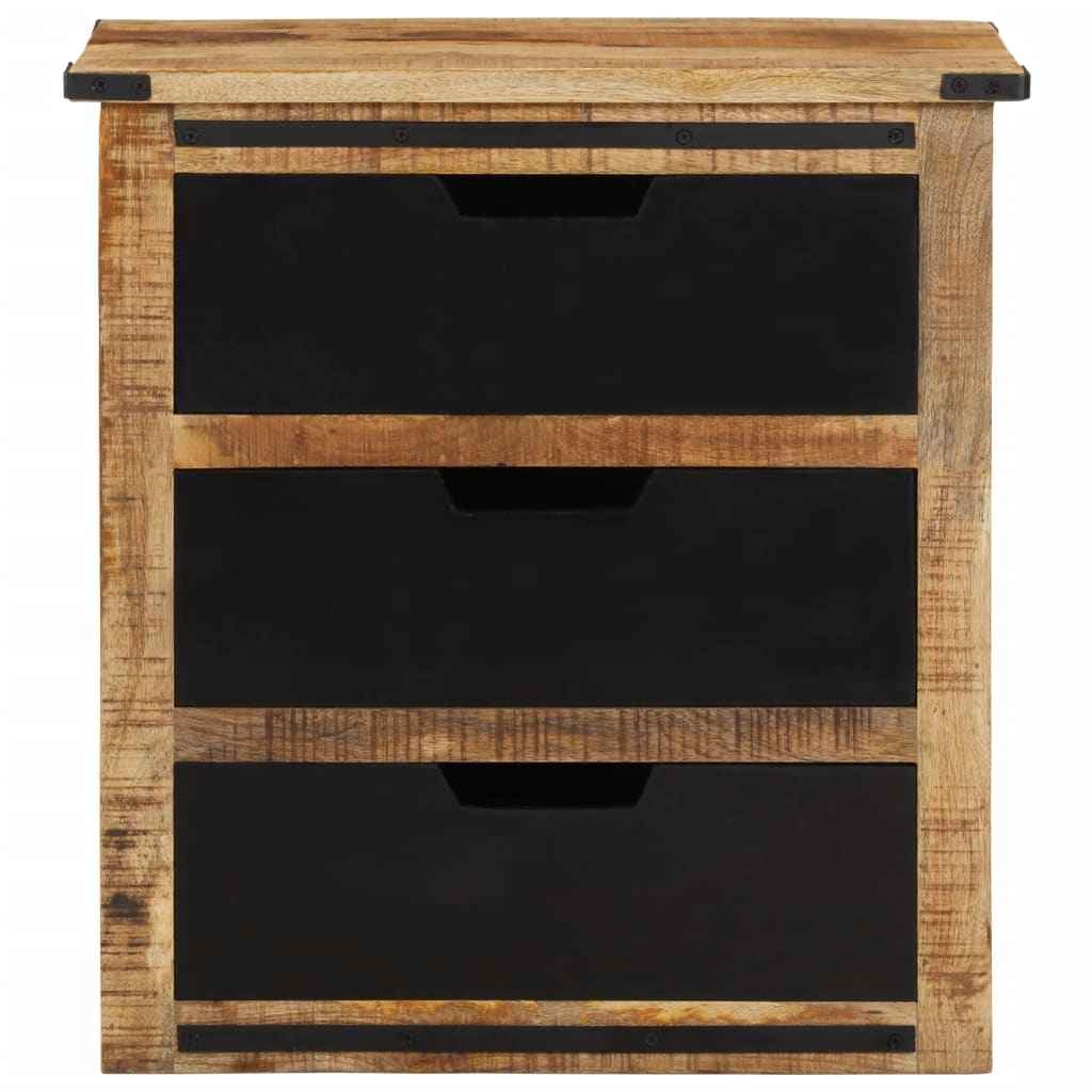 vidaXL Dressoir met 2 lades 55x35x60 cm massief mangohout