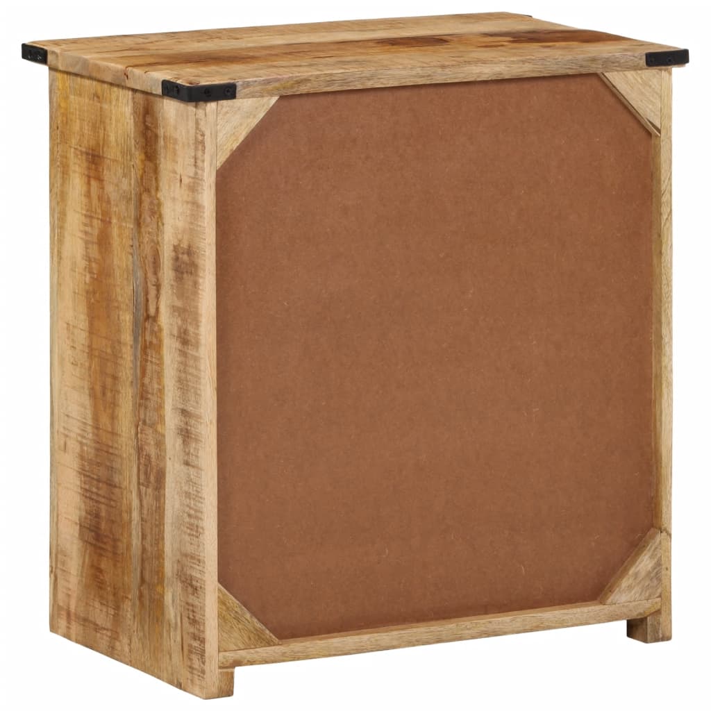 vidaXL Dressoir met 2 lades 55x35x60 cm massief mangohout