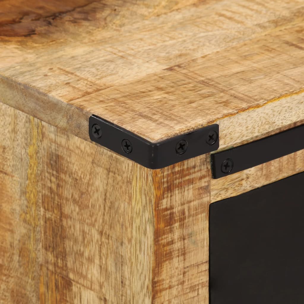vidaXL Dressoir met 2 lades 55x35x60 cm massief mangohout