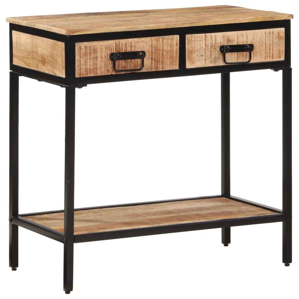 vidaXL Wandtafel 70x35x70 cm massief ruw mangohout