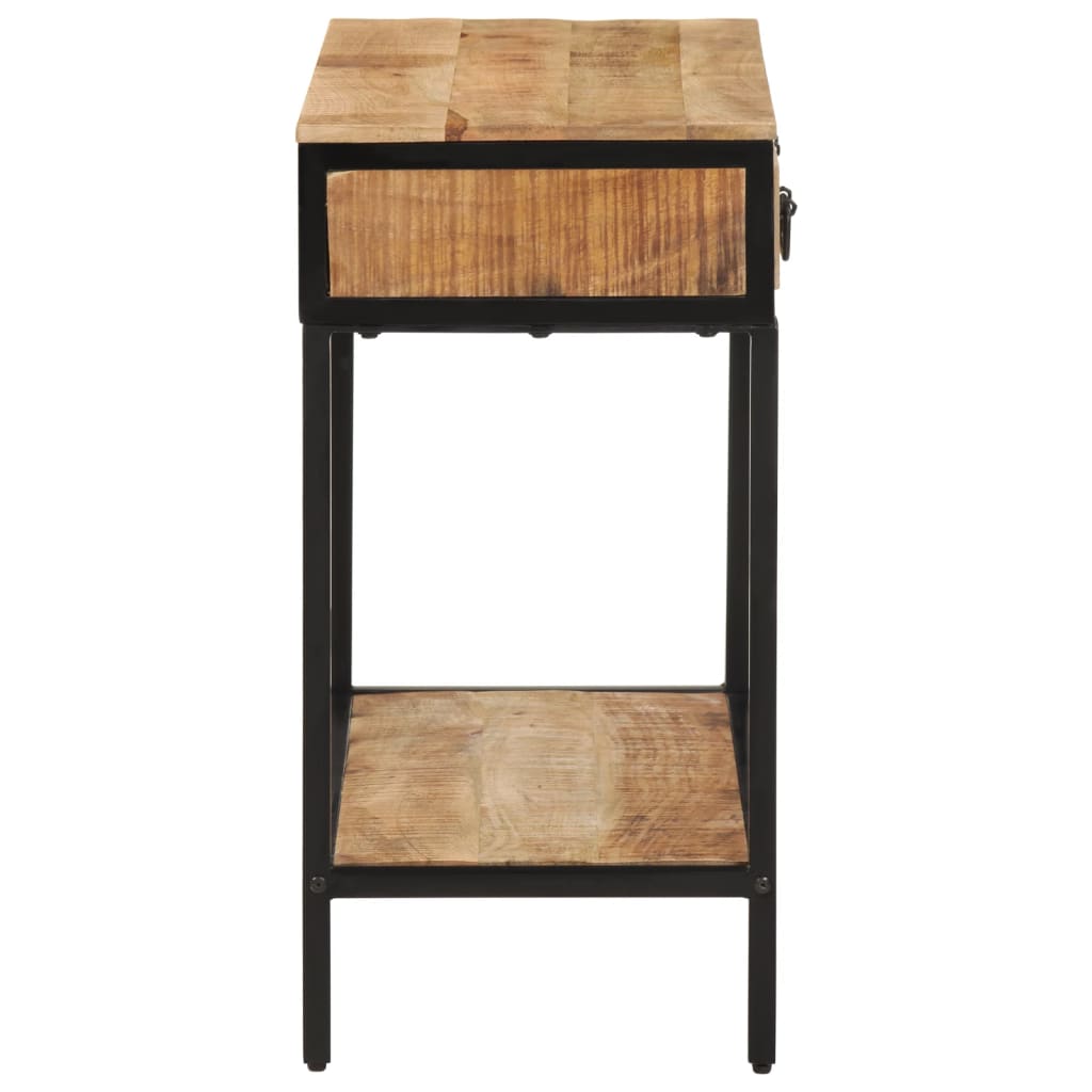 vidaXL Wandtafel 70x35x70 cm massief ruw mangohout