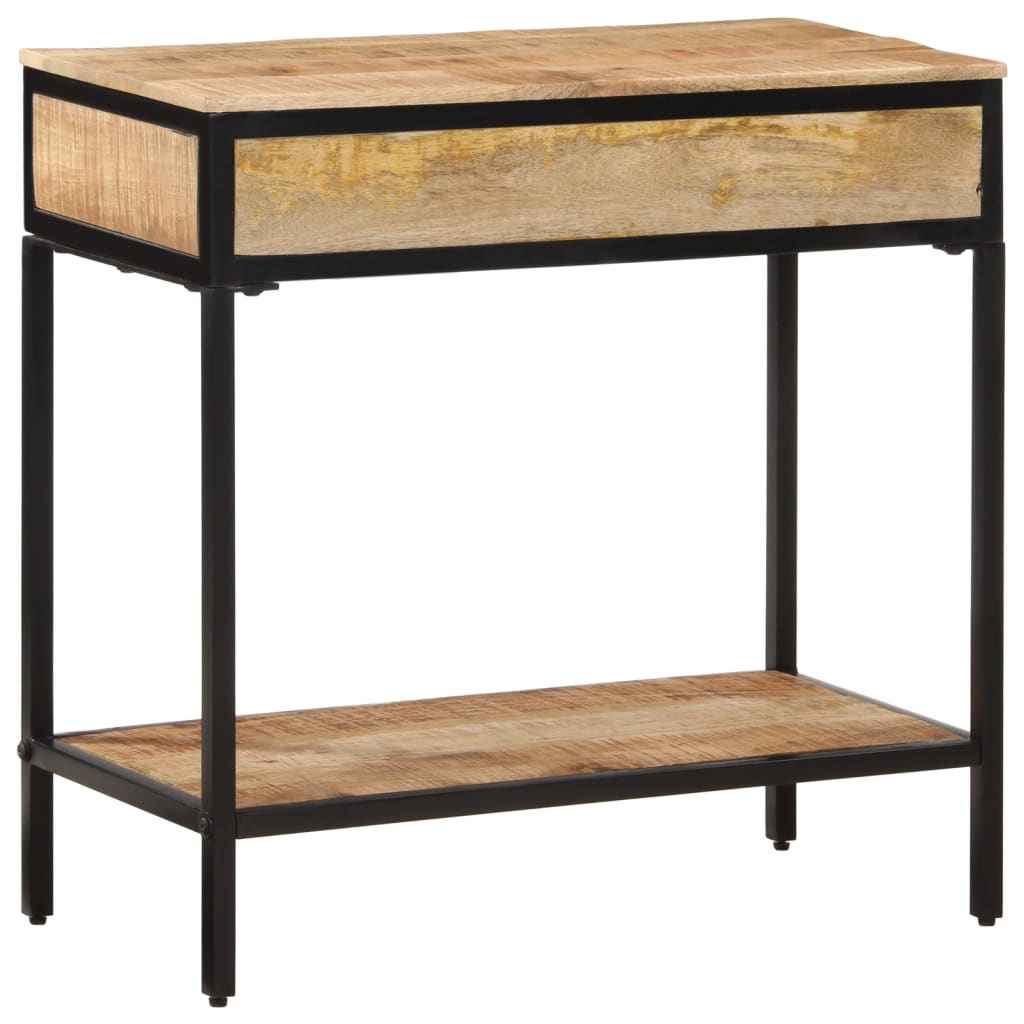 vidaXL Wandtafel 70x35x70 cm massief ruw mangohout