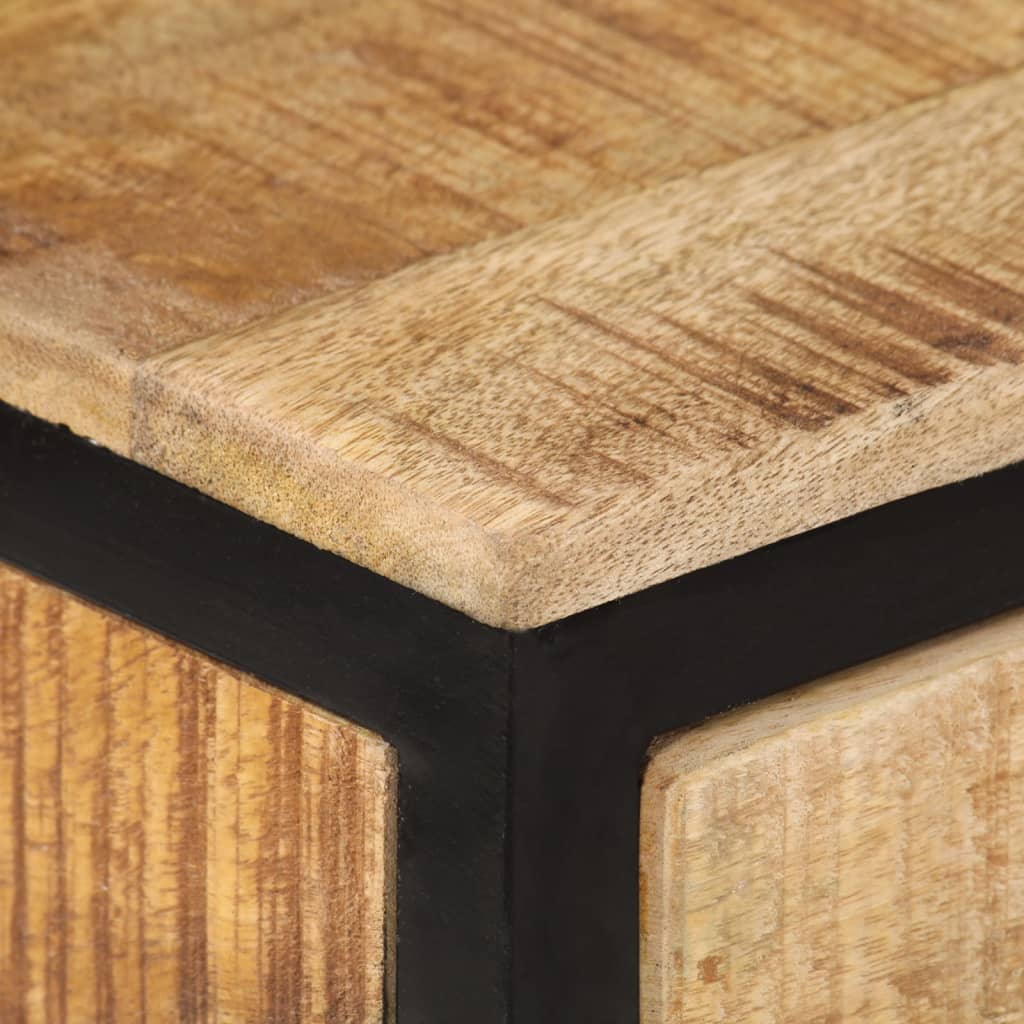 vidaXL Wandtafel 70x35x70 cm massief ruw mangohout