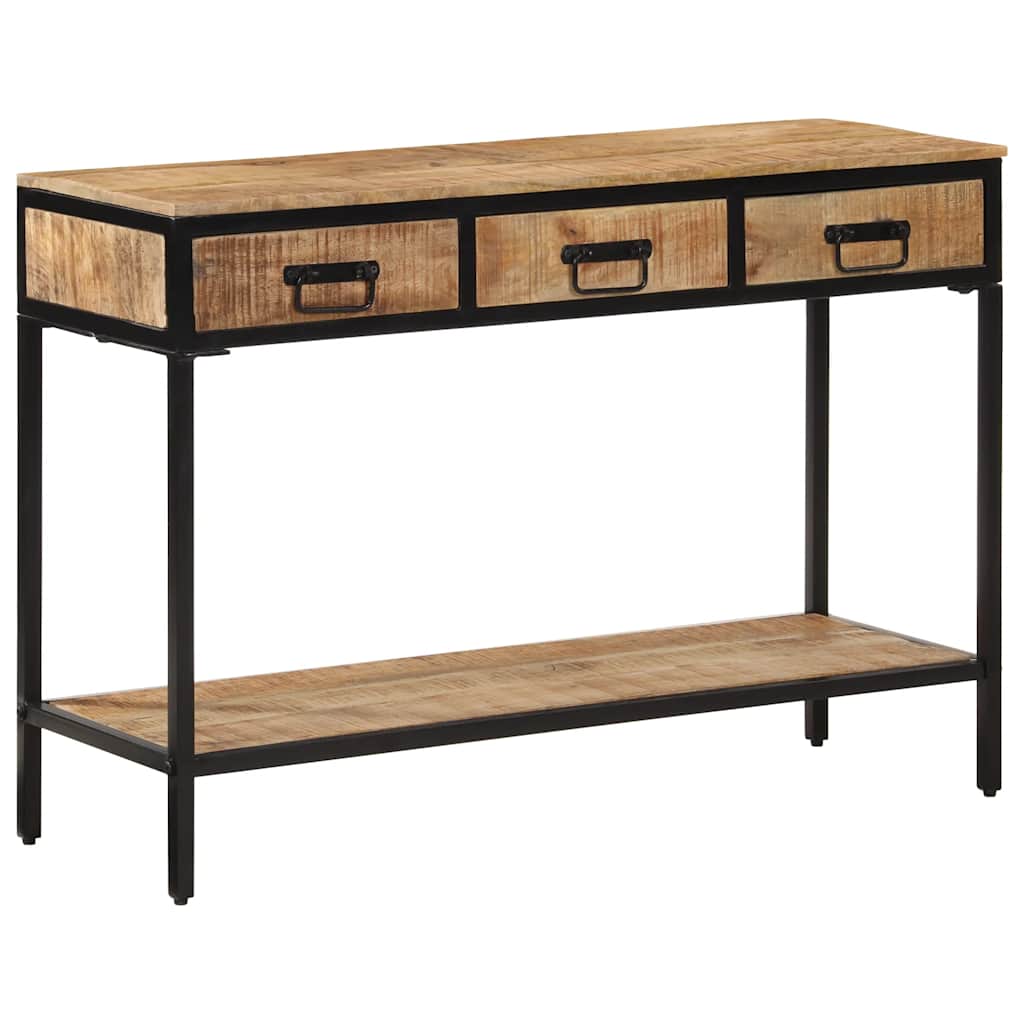 vidaXL Wandtafel 70x35x70 cm massief ruw mangohout