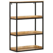 vidaXL Boekenplank 70x35x110 cm Massief Hout Ruig Mango