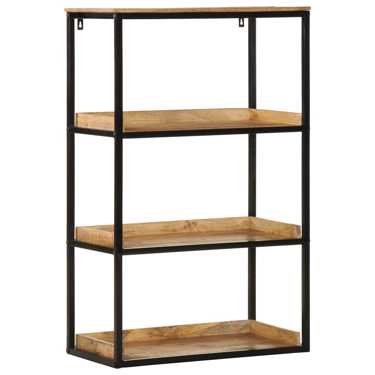 vidaXL Boekenplank 70x35x110 cm Massief Hout Ruig Mango