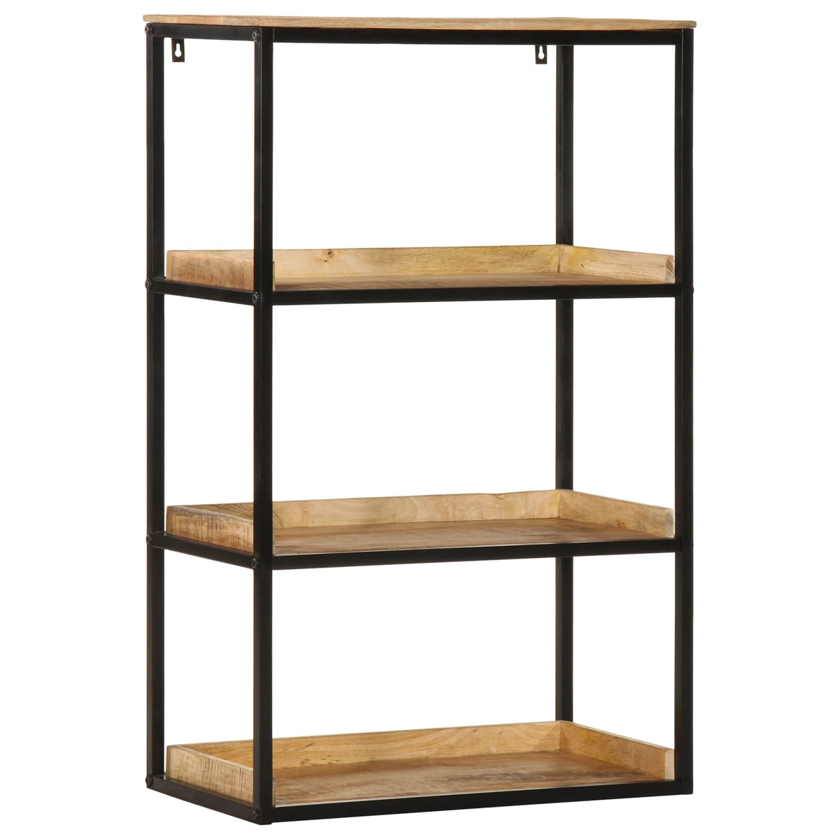 vidaXL Boekenplank 70x35x110 cm Massief Hout Ruig Mango