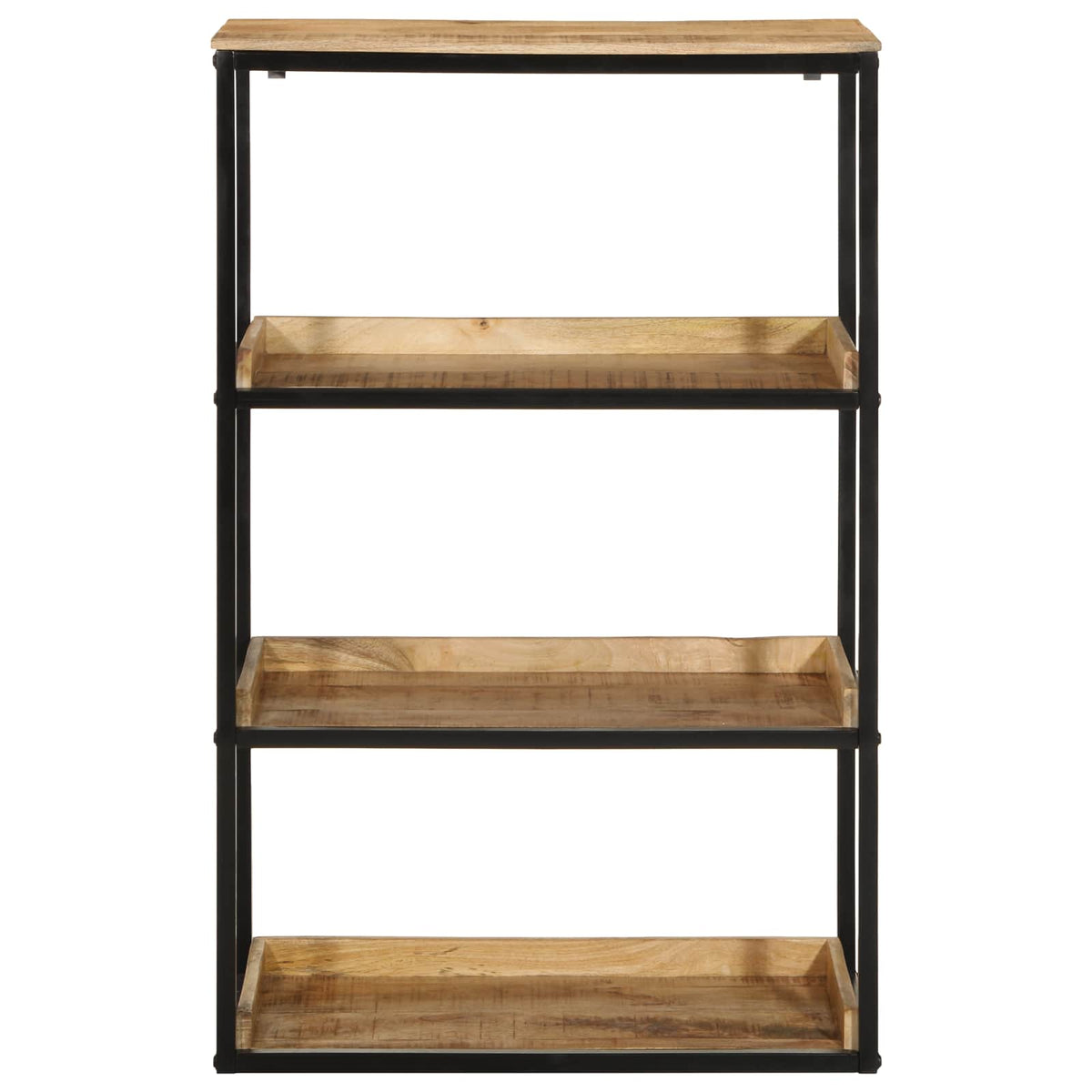 vidaXL Boekenplank 70x35x110 cm Massief Hout Ruig Mango