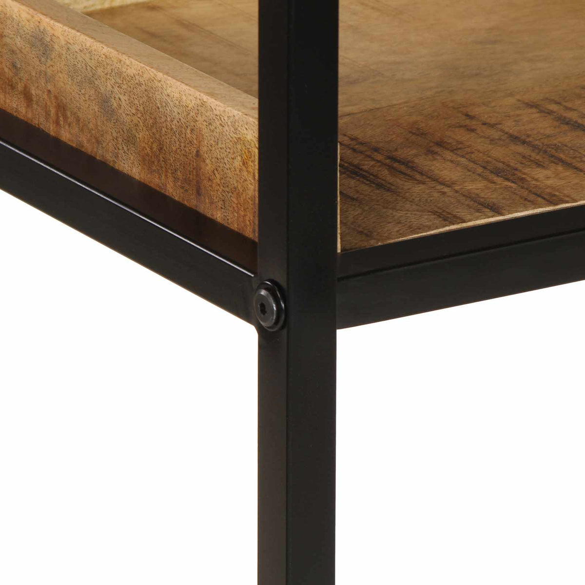 vidaXL Boekenplank 70x35x110 cm Massief Hout Ruig Mango