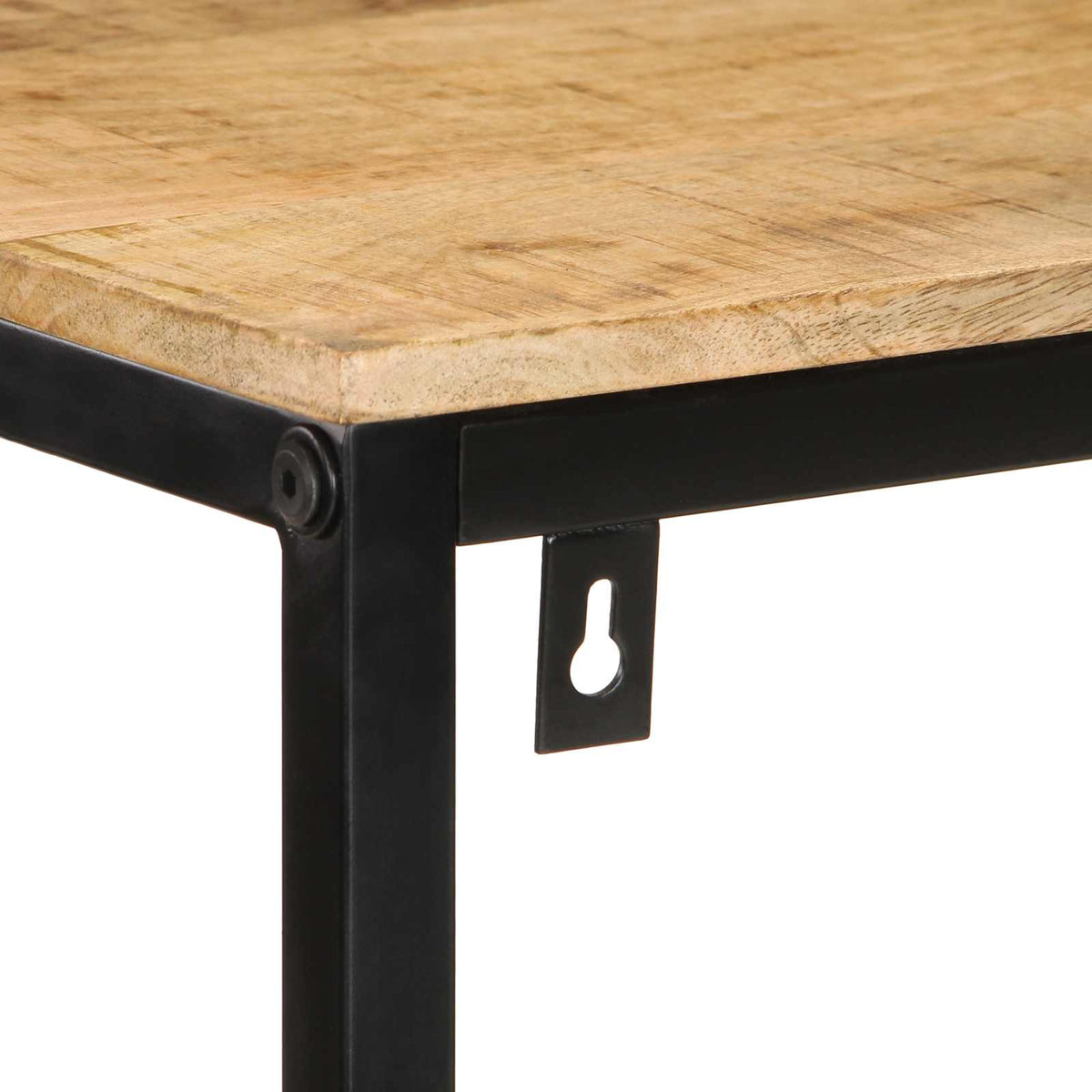 vidaXL Boekenplank 70x35x110 cm Massief Hout Ruig Mango