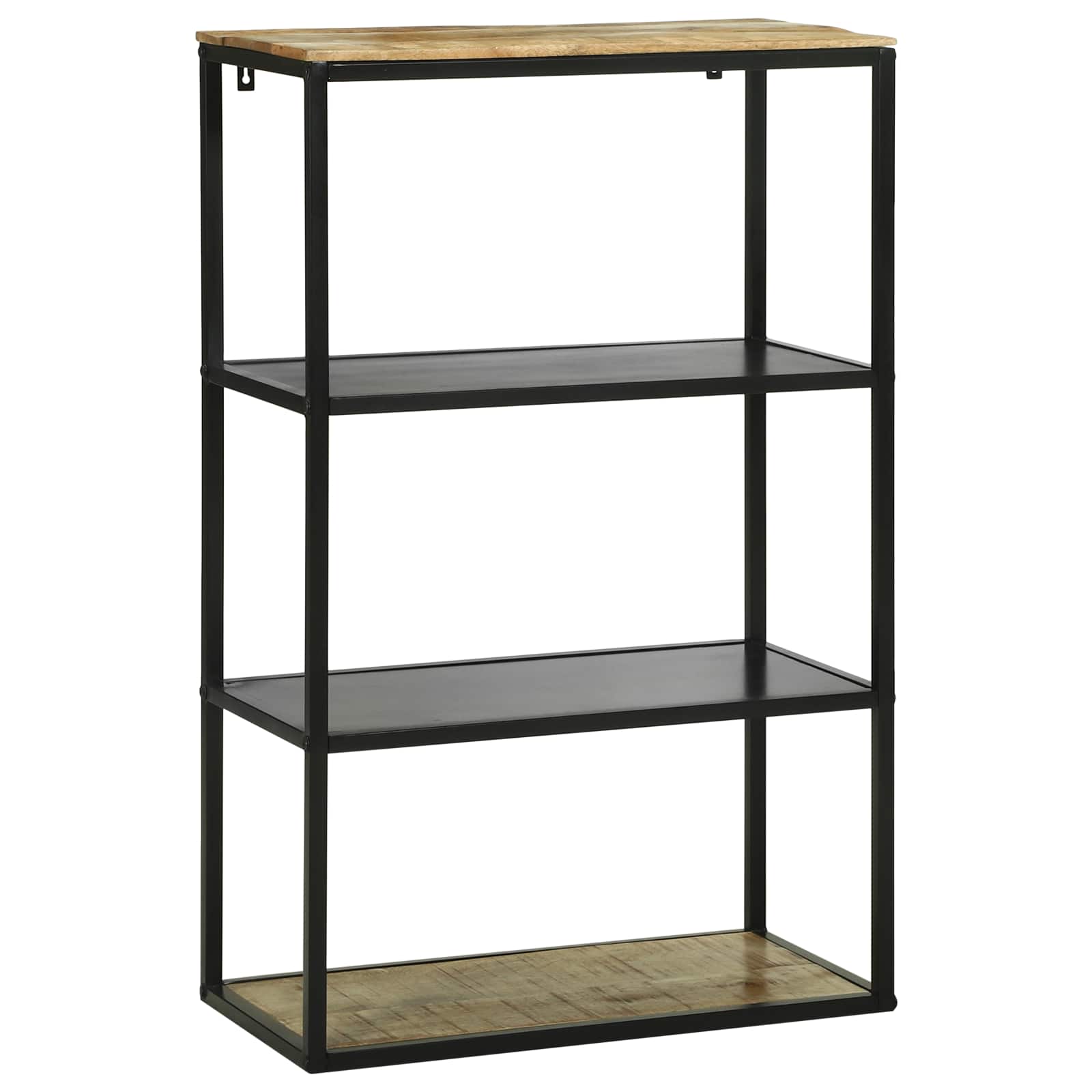 vidaXL Boekenplank 70x35x110 cm Massief Hout Ruig Mango