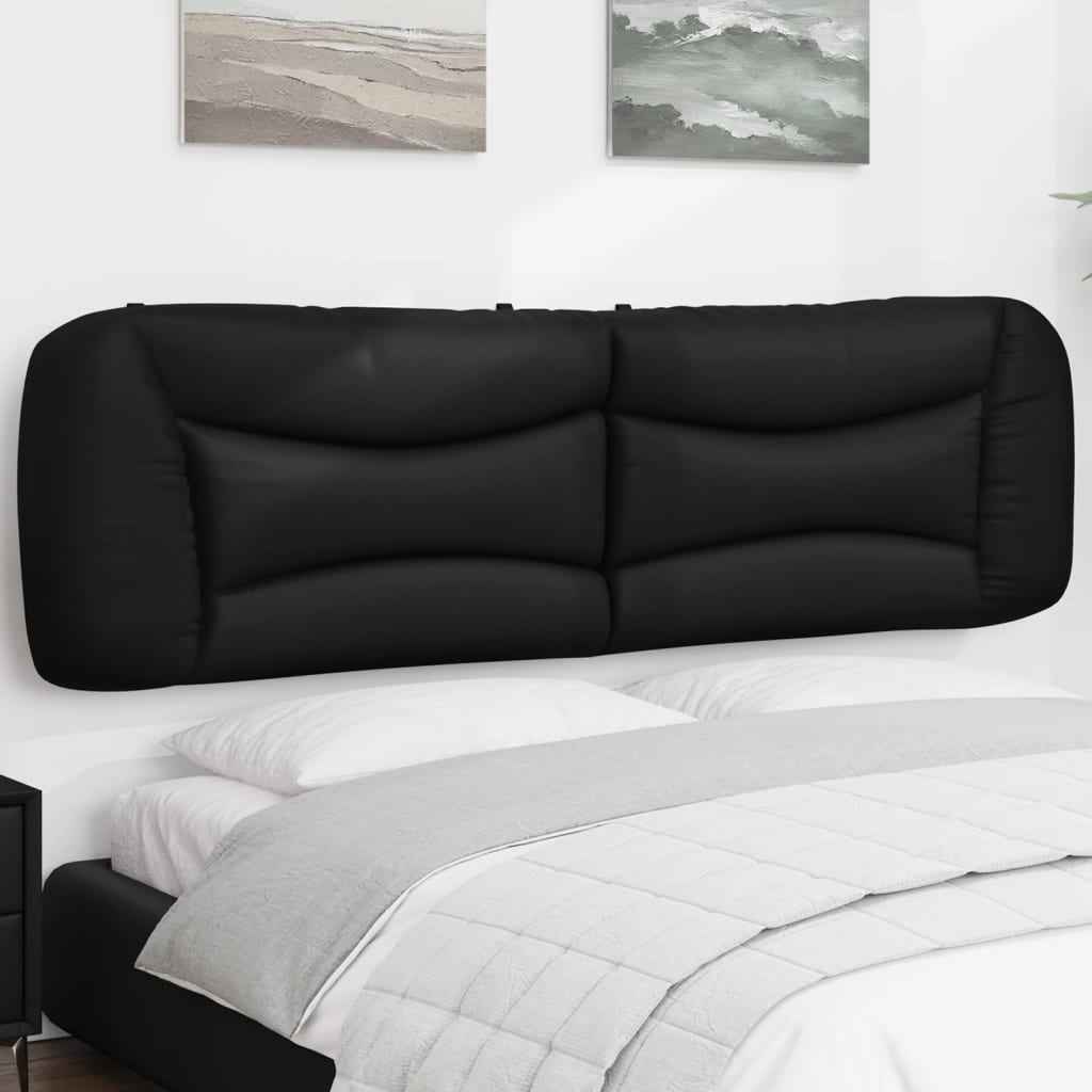 vidaXL Hoofdbordkussen "Hvar" 183 cm kunstleer zwart