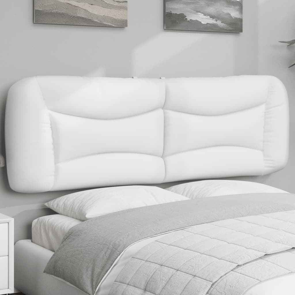 vidaXL Hoofdbordkussen "Hvar" 183 cm kunstleer zwart