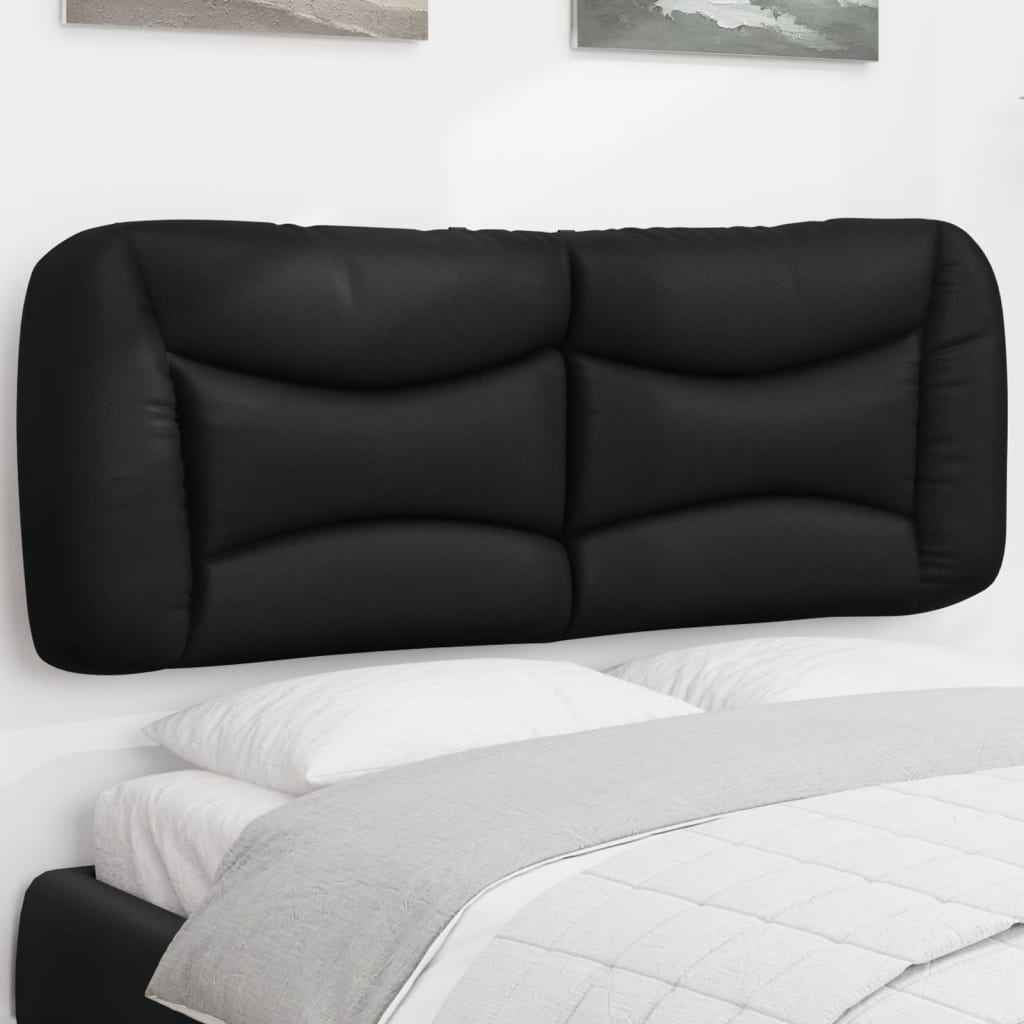 vidaXL Hoofdbordkussen zwart 135 cm kunstleer