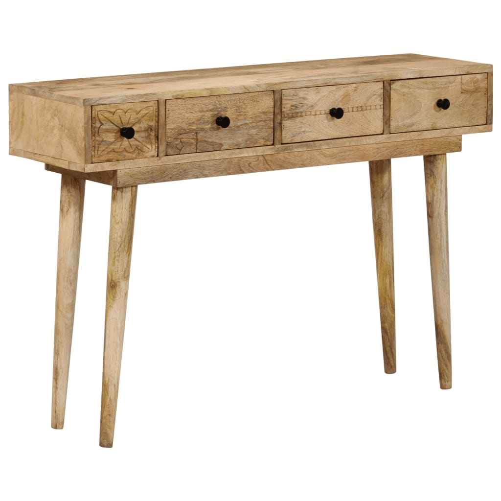 vidaXL Wandtafel 110x30x75 cm massief mangohout