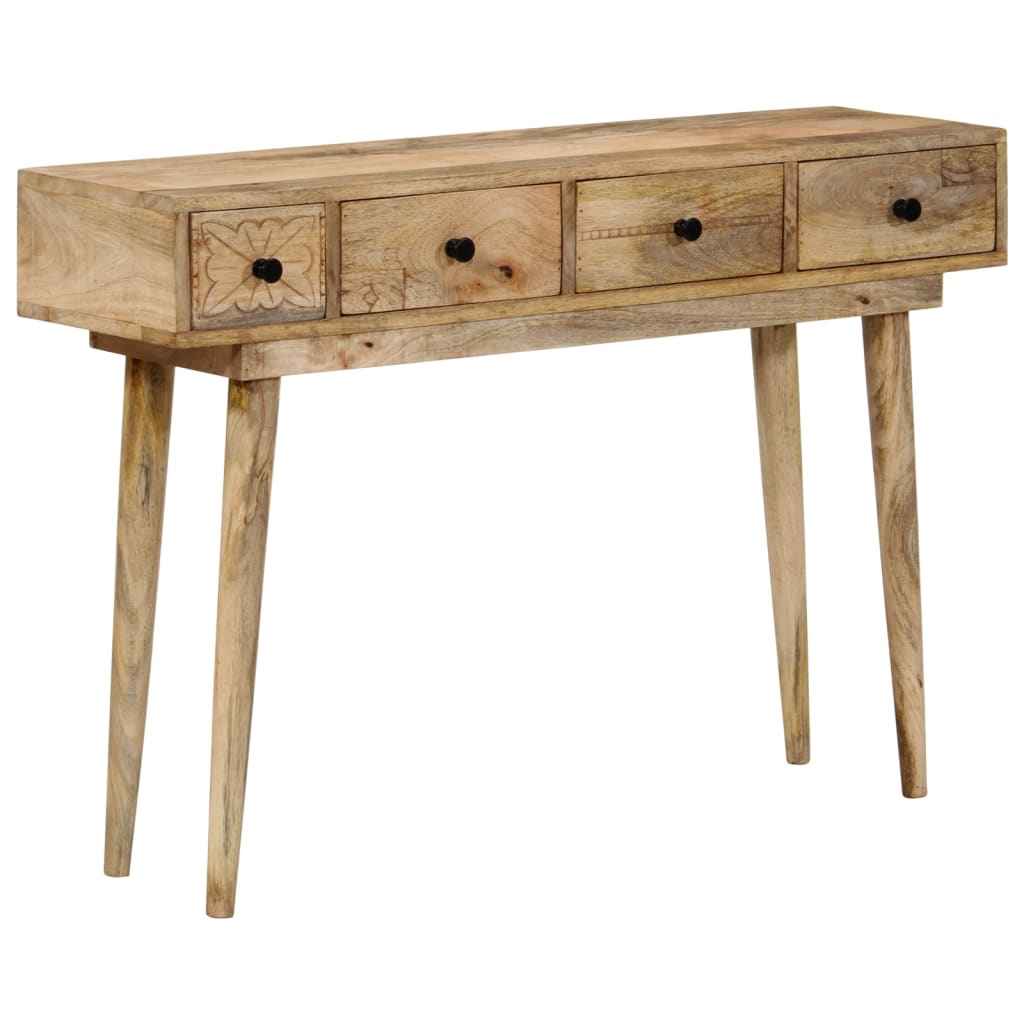 vidaXL Wandtafel 110x30x75 cm massief mangohout