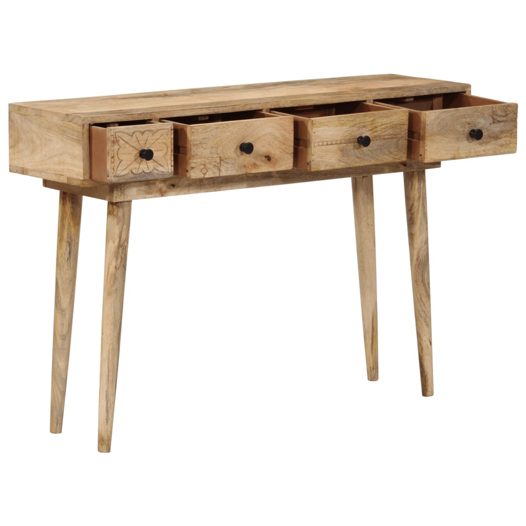 vidaXL Wandtafel 110x30x75 cm massief mangohout