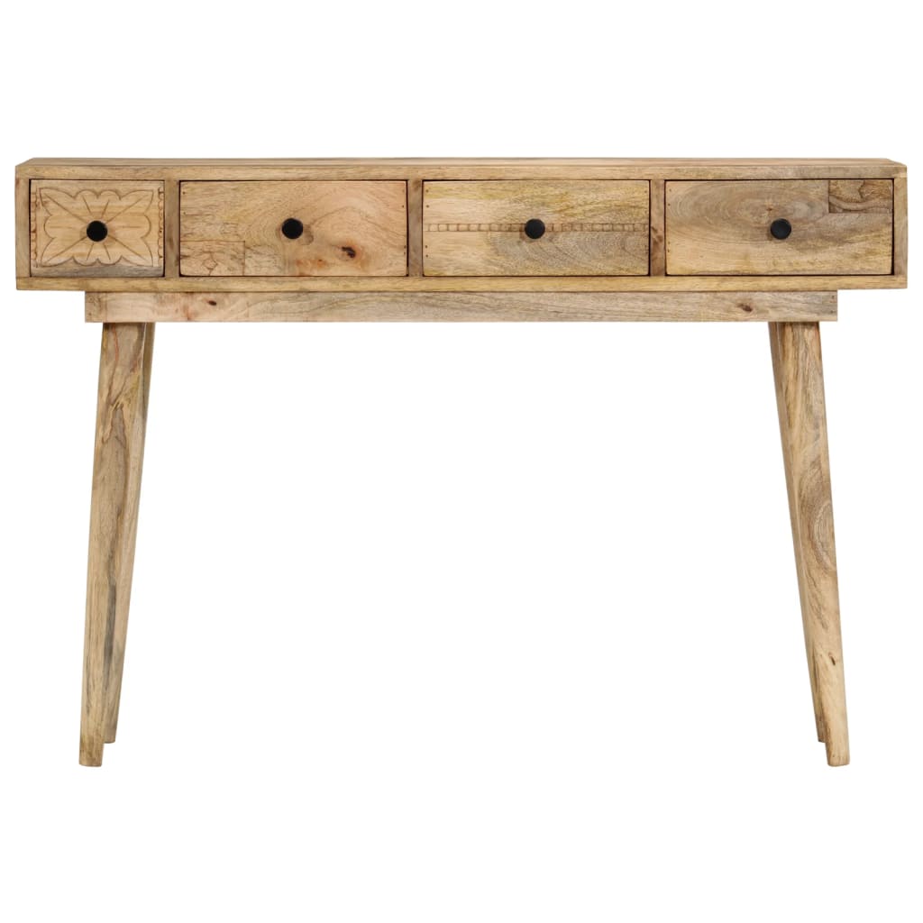 vidaXL Wandtafel 110x30x75 cm massief mangohout