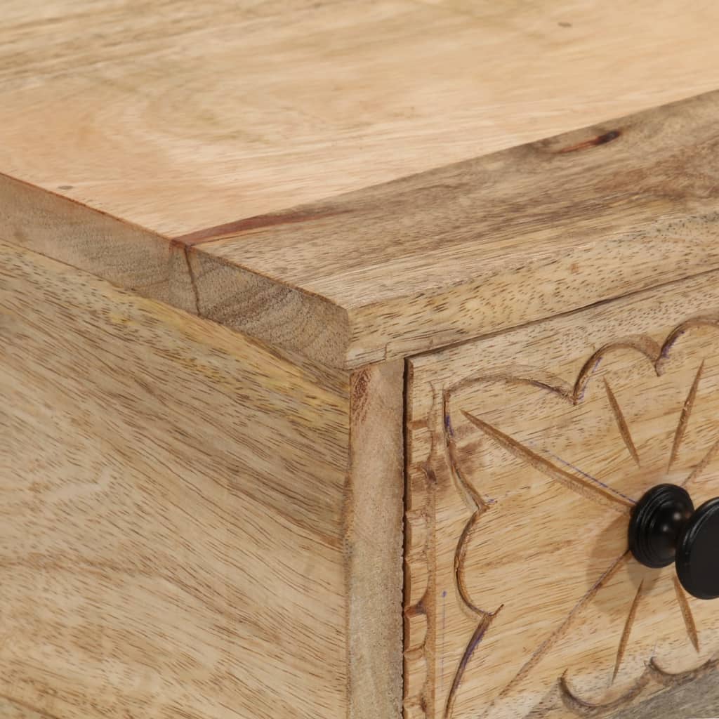 vidaXL Wandtafel 110x30x75 cm massief mangohout